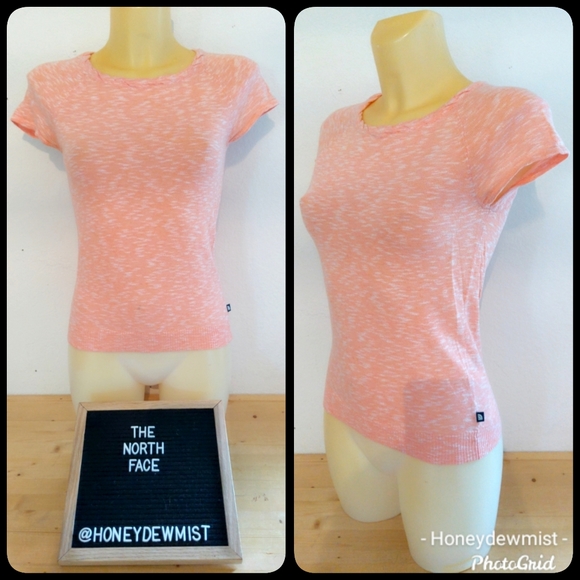 The North Face Tops - 🌹5/25🌹THE NORTH FACE Salmon Marled Knit T Shirt